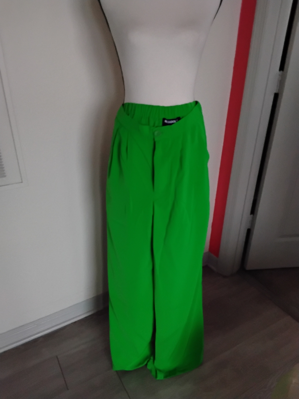 Rebdolls Neon Green Wide-Leg Pants